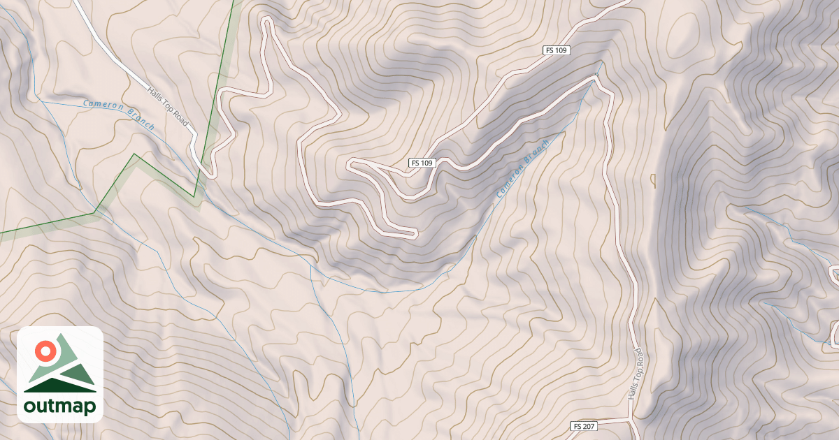 Map of HALL TOP