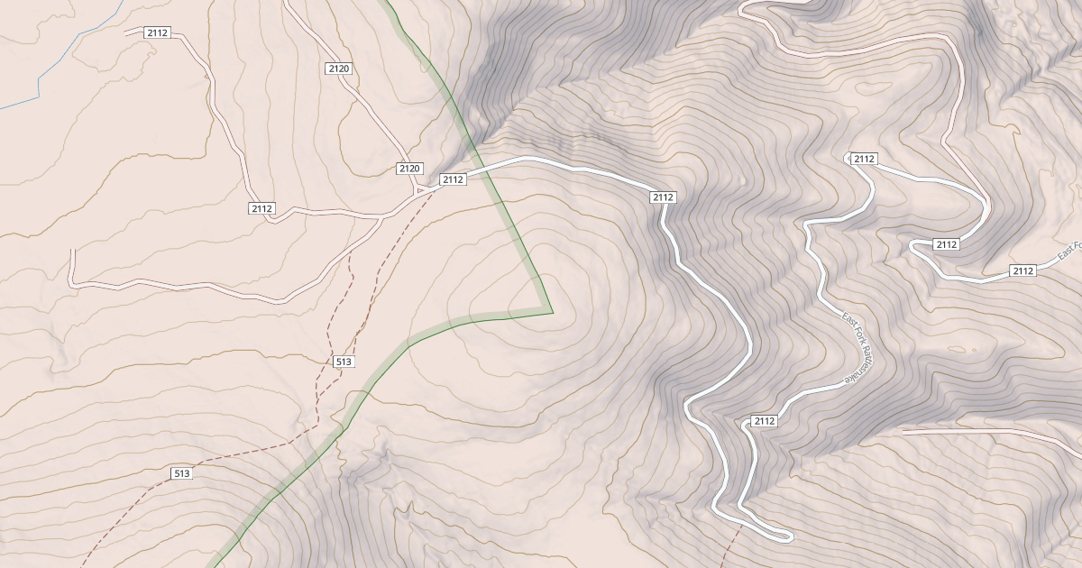 Map preview of EAST FORK RATTLESNAKE