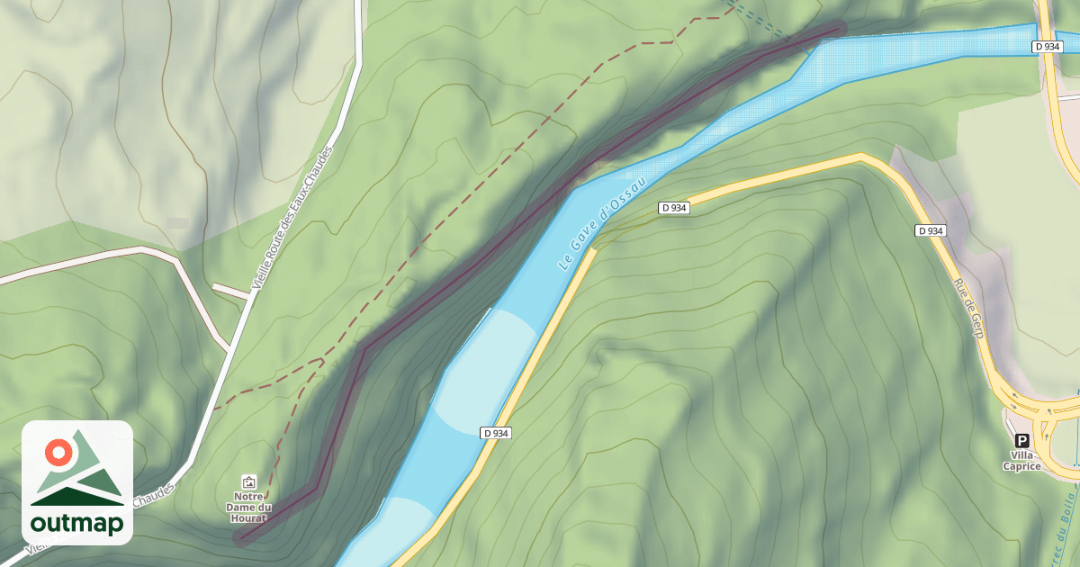 Map of Le Hourat
