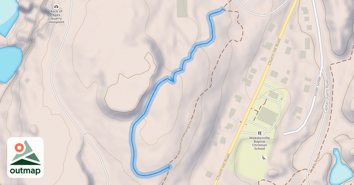 Map of Whetmore West