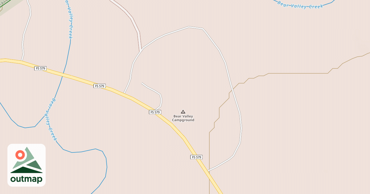 Map of BEAR VALLEY CG