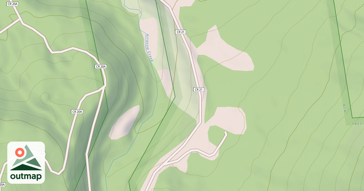 Map of County Road 52