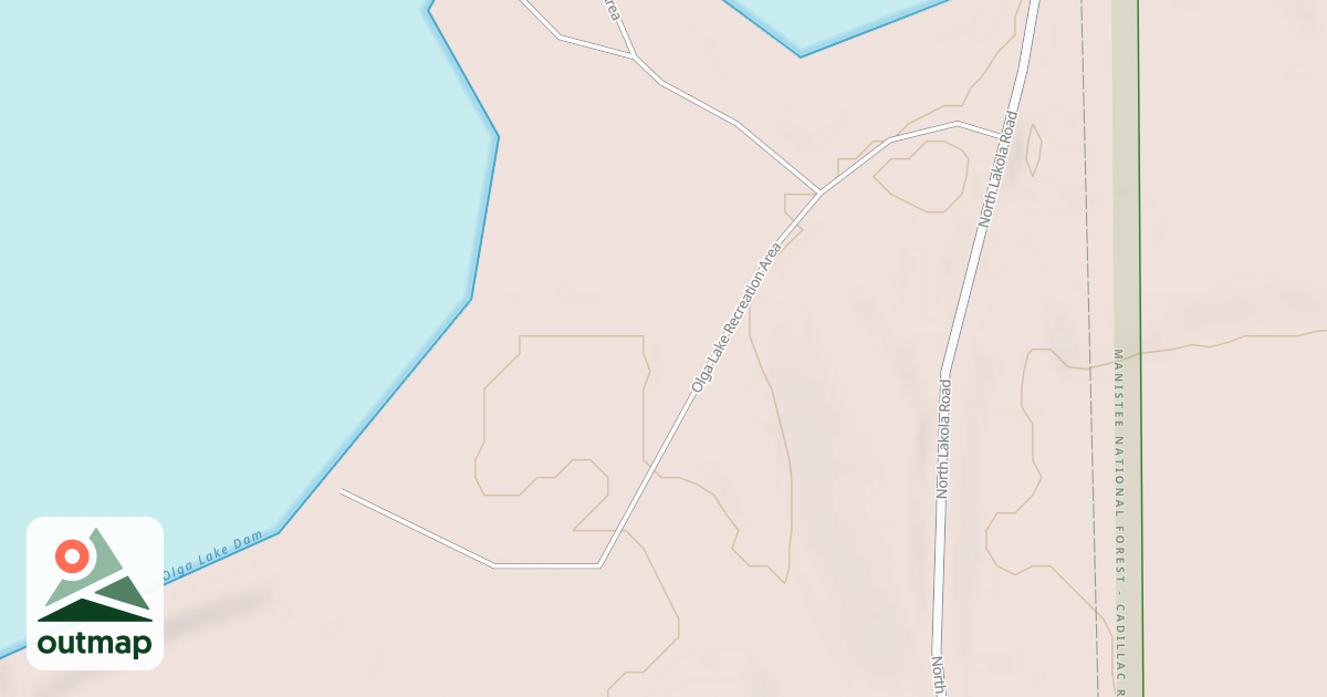 Map of OLGA LAKE RECREATION