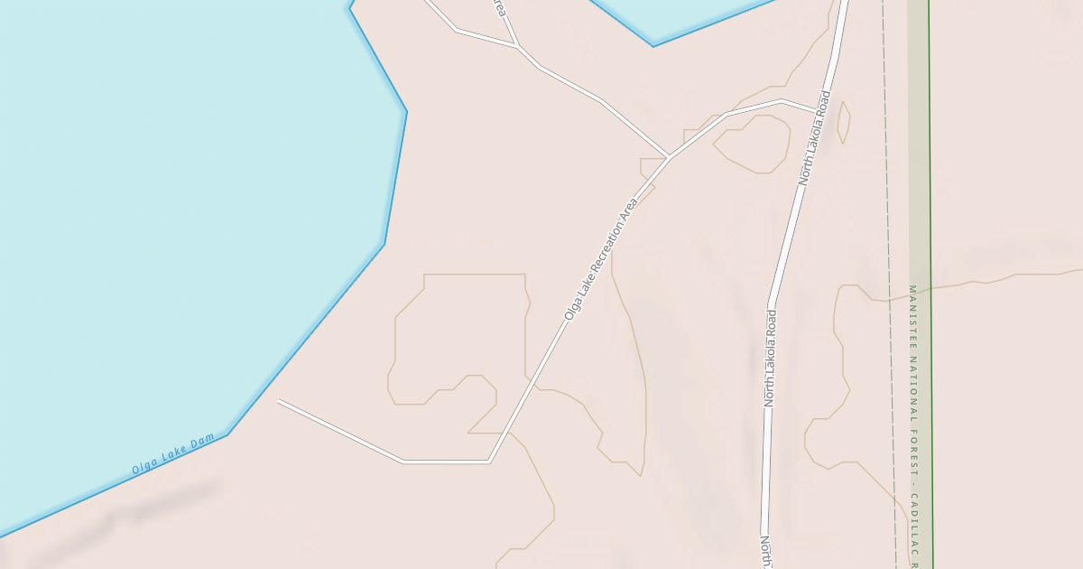 Map preview of OLGA LAKE RECREATION
