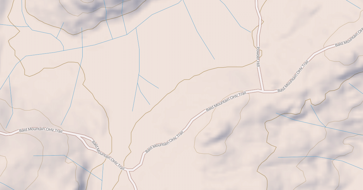 Map preview of BALD MOUNTAIN T16