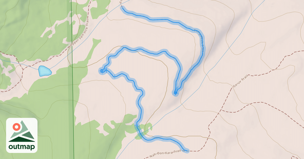 Map of Too-pwech Trail