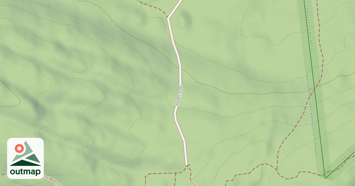 Map of Robert Frost Trail