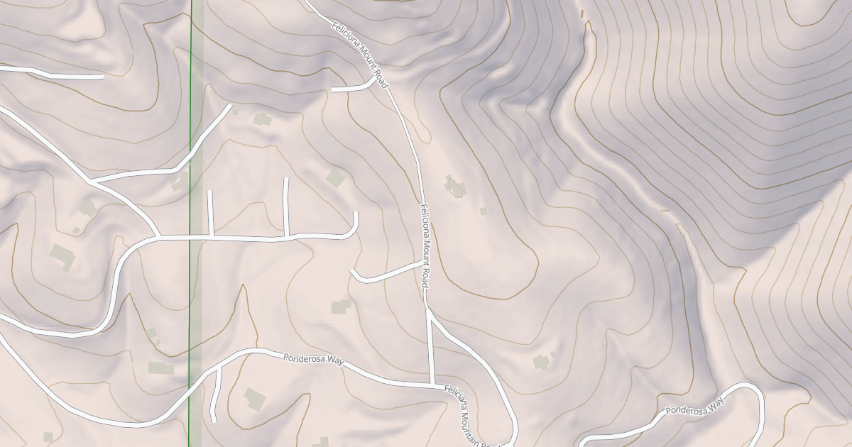 Map preview of FELICIANA MTN ROAD
