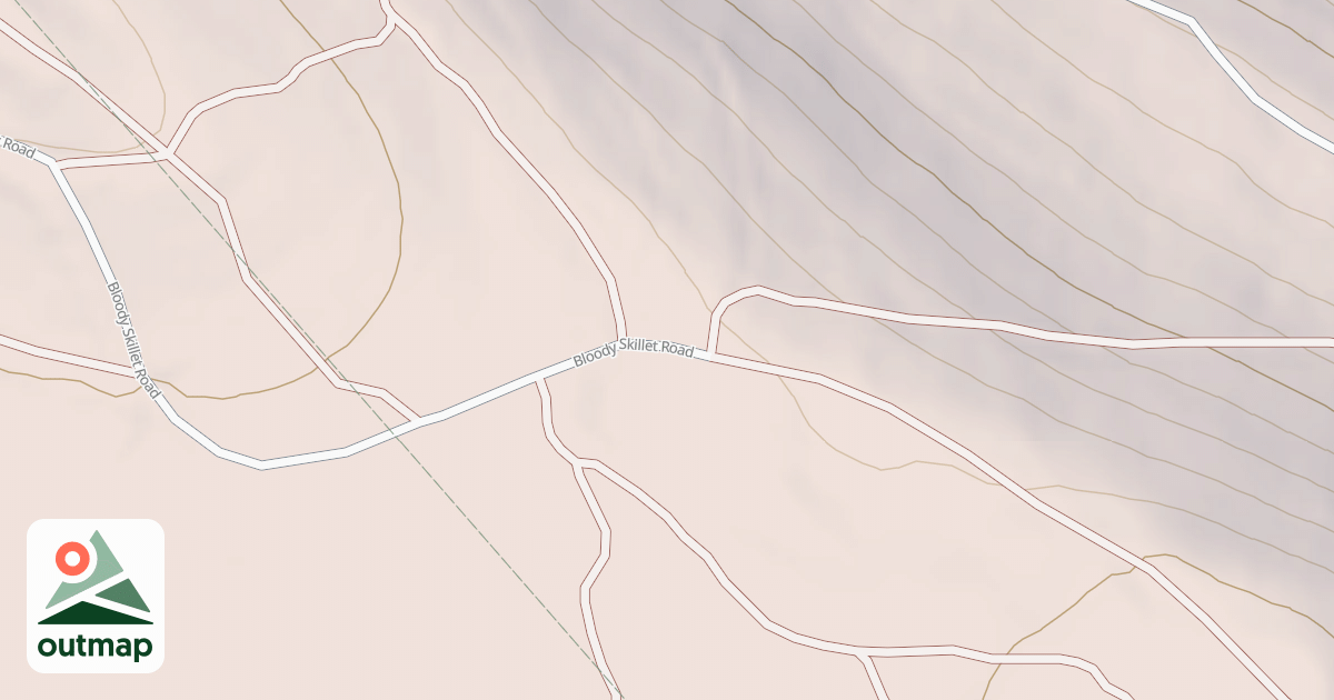 Map of Bloody Skillet ATV Trail