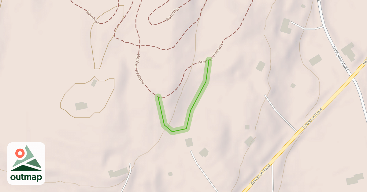 Map of Heifer Pasture Winter Bypass