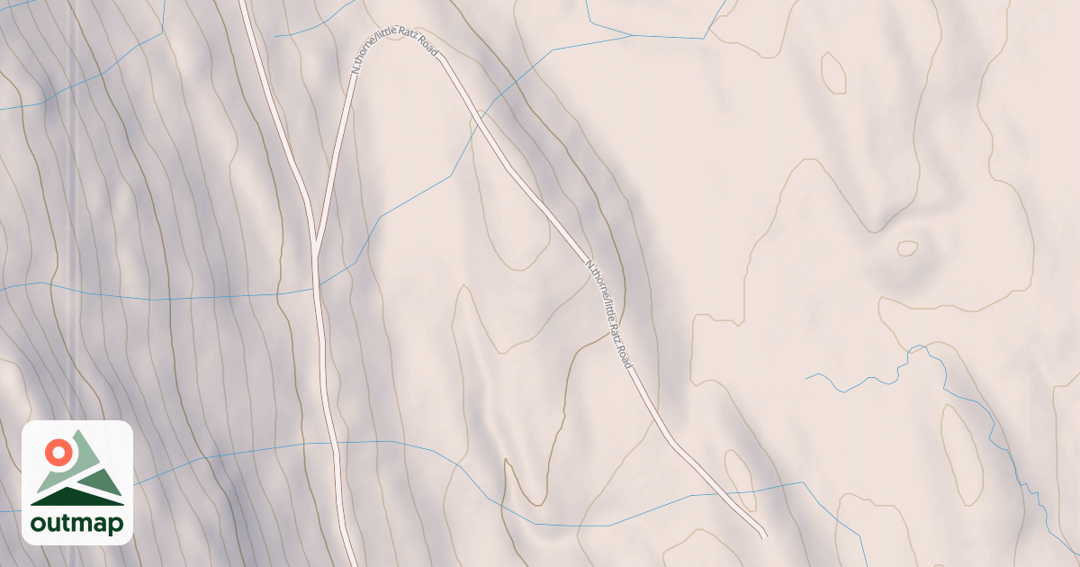 Map of N.THORNE/LITTLE RATZ