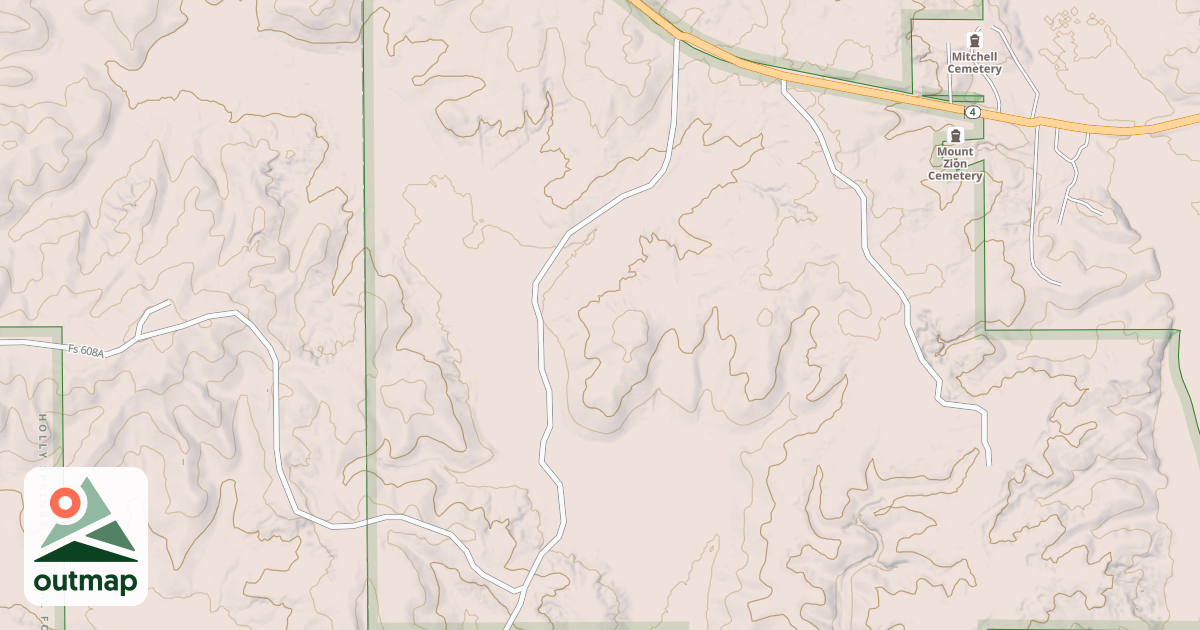 Map of USFS National Forest System Roads {7D9A8C67-9616-40C9-8964-977C6EE725D7}