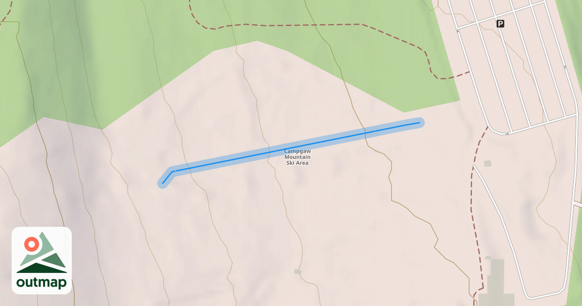 Map of Lower Lift Line
