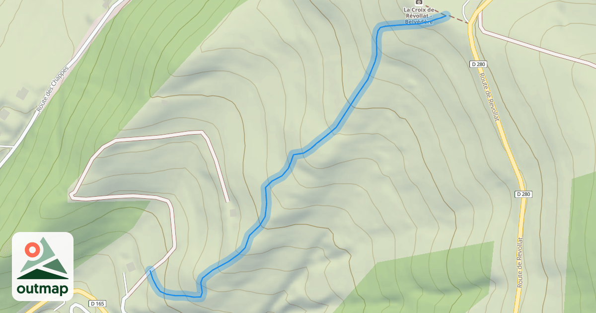 Map of Chemin de la Provence