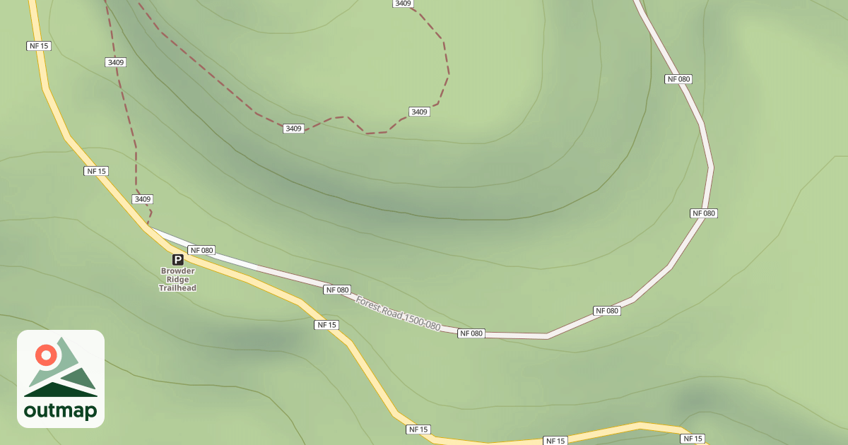 Map of BROWDER RIDGE RD