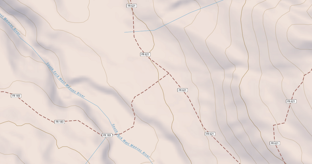 Map preview of Owens Basin Connector