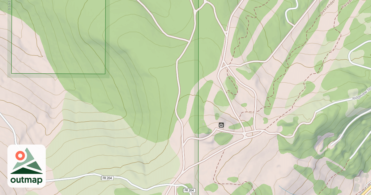 Map of USFS National Forest System Roads {5E3658FF-F951-4F13-A0A2-A6CA9835E8A9}