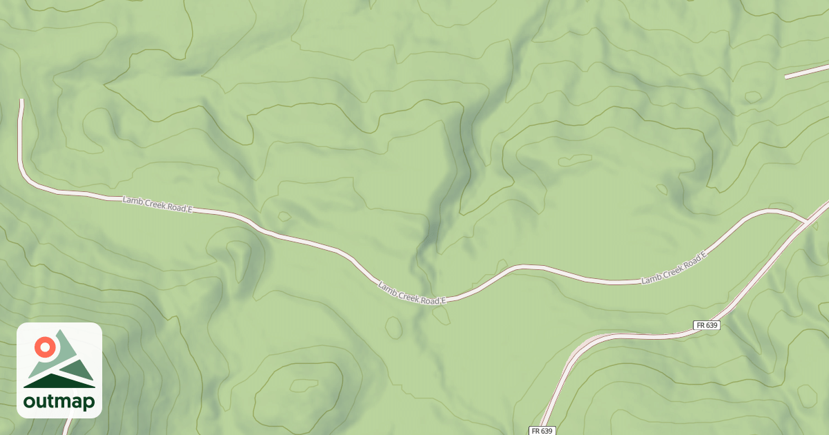 Map of LAMB CREEK E