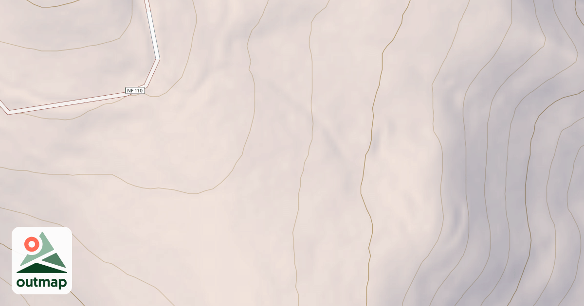 Map of USFS Motor Vehicle Use Map Trails 18229