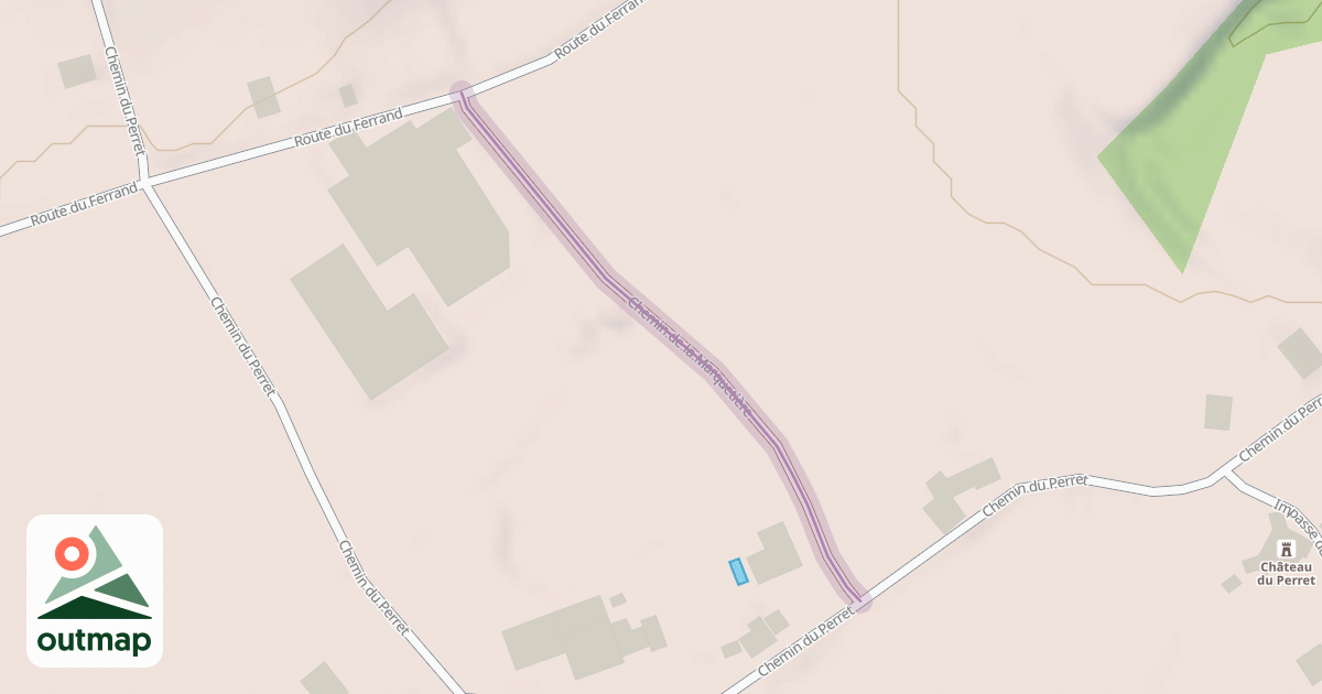 Map of Chemin de la Marquetière