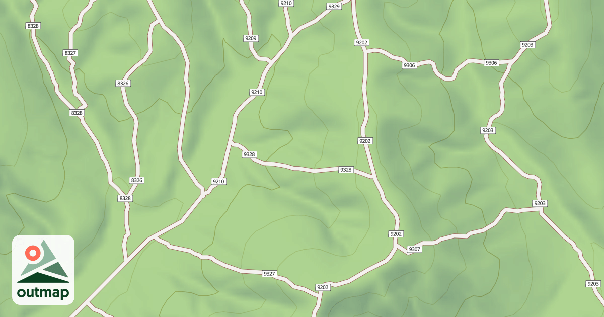Map of USFS Motor Vehicle Use Map Trails 19257