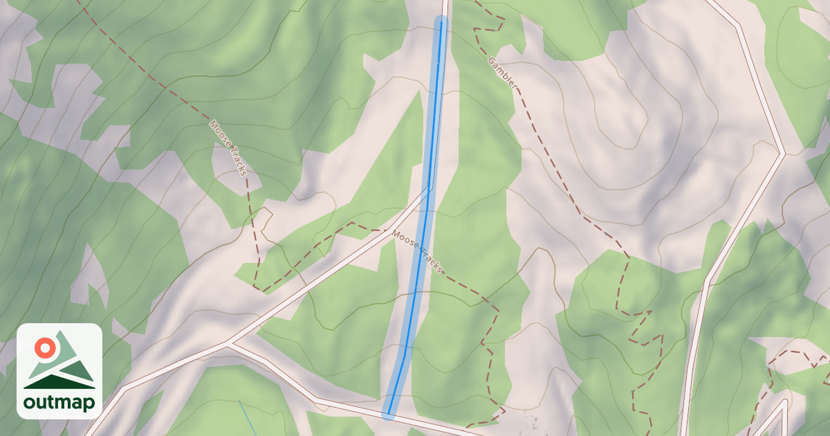 Map of Old Cow Flats