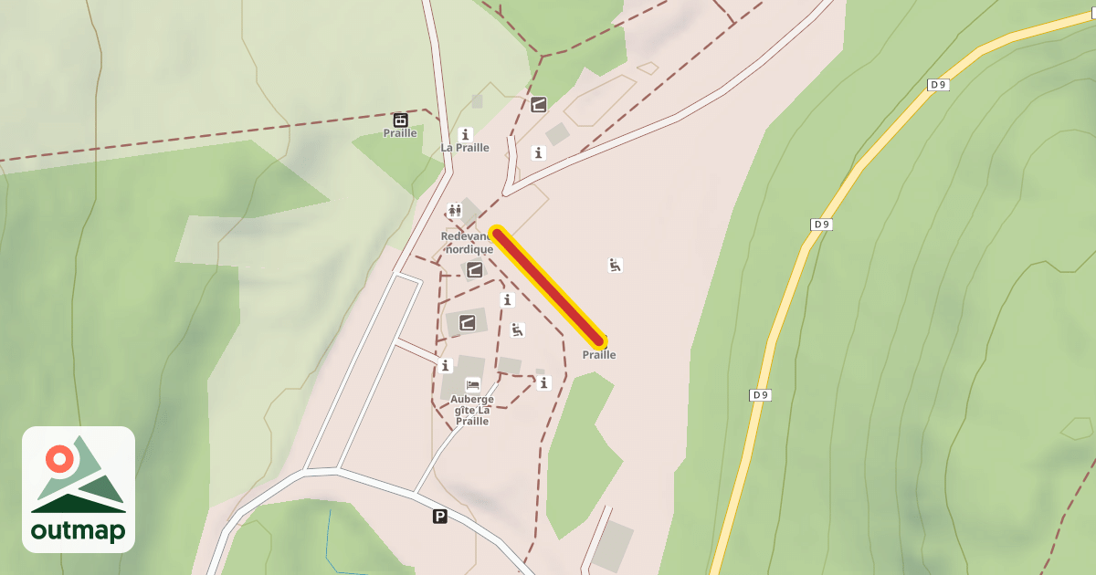 Map of Praille