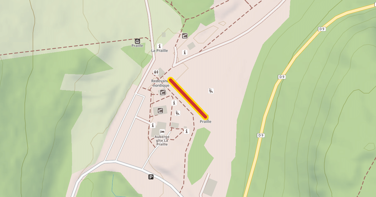 Map preview of Praille