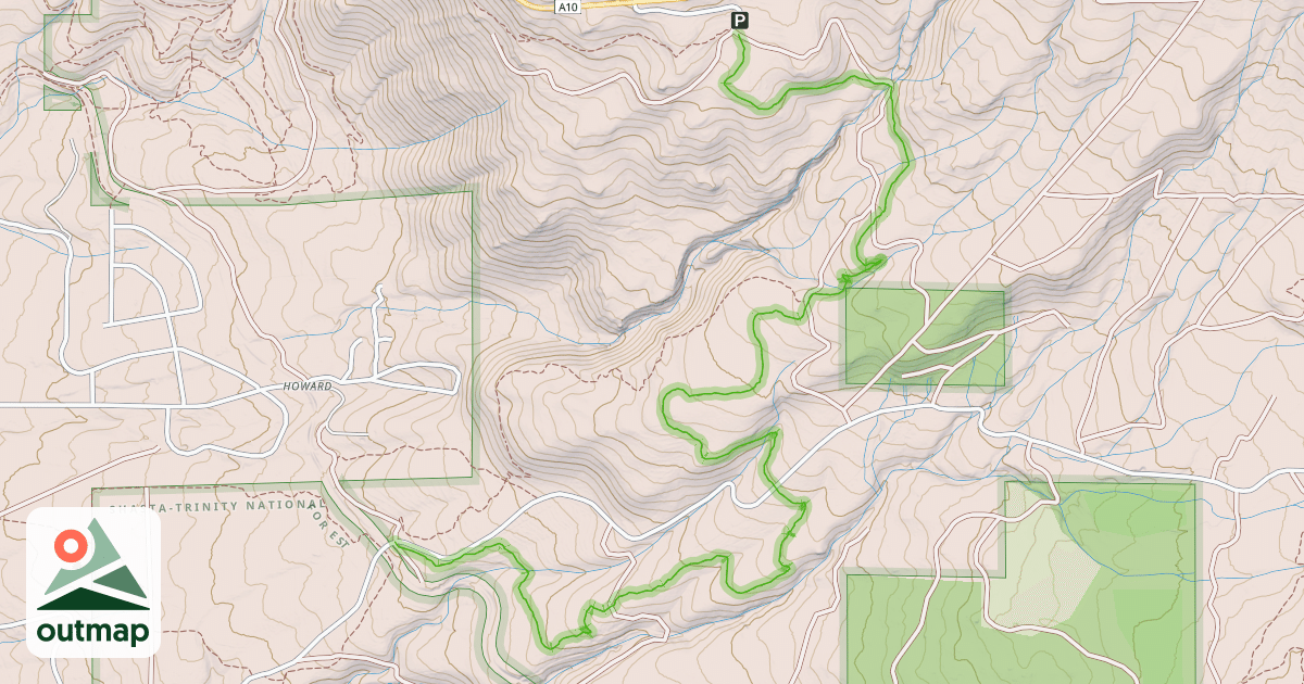 Map of Bear Springs