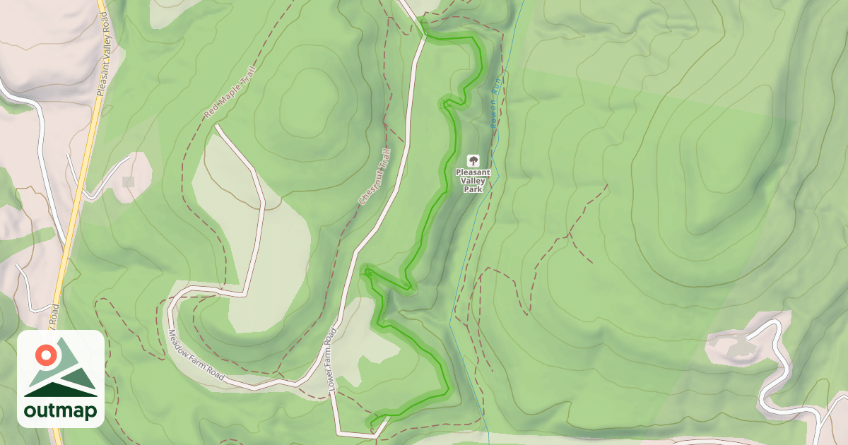 Map of Brien Palmer Trail