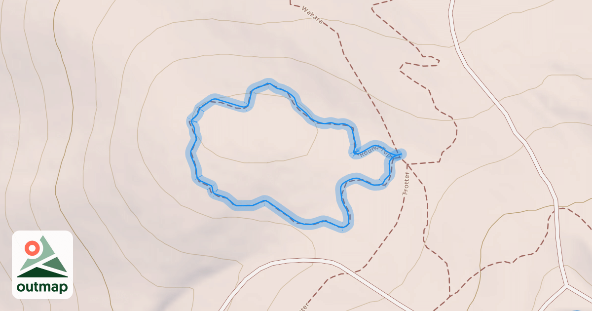 Map of Round Top Trail