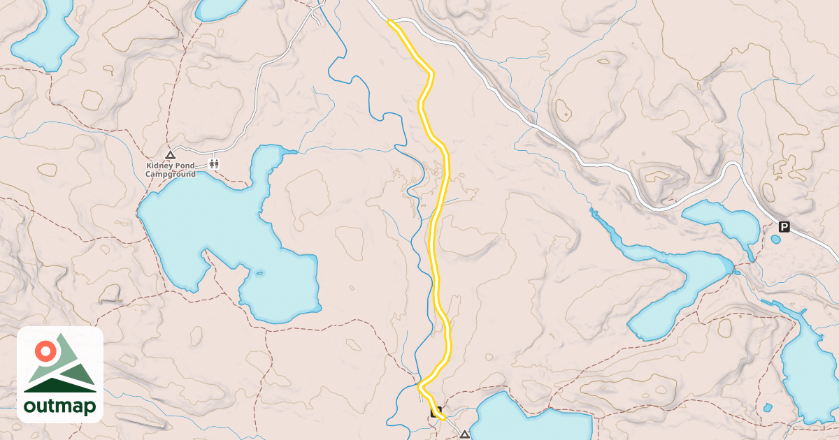 Map of Daicey Pond Campground