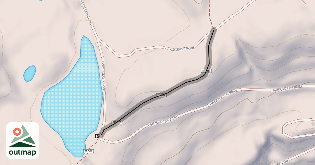 Map of Colorado Trail (Segment 25)