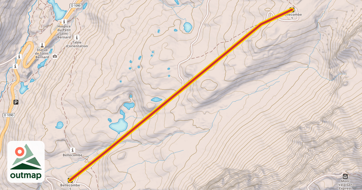 Map of Bellecombe 1