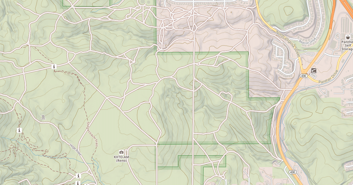 Map preview of POWERLINE TRAIL