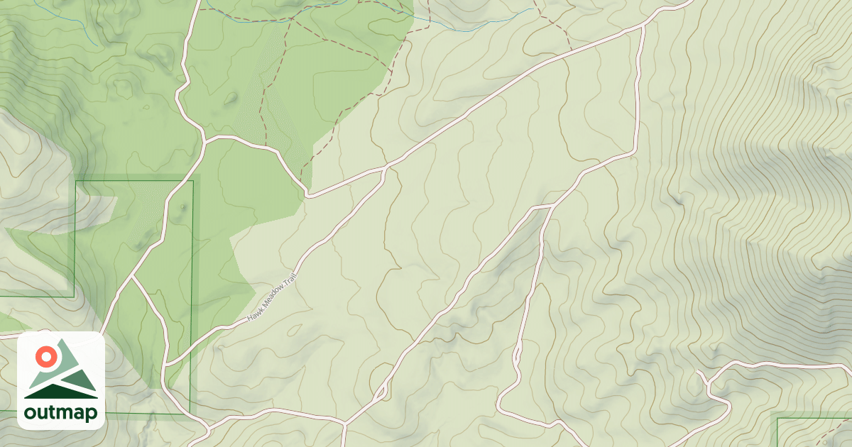 Map of BULL RANCH TRAIL