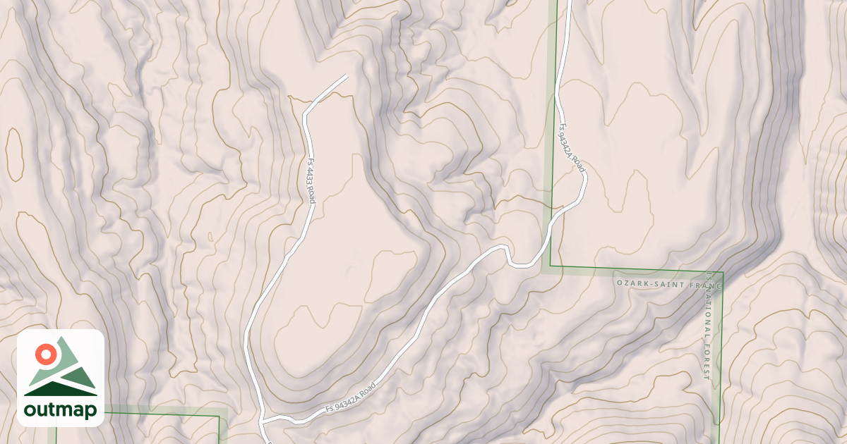 Map of USFS National Forest System Roads {878A8C59-7029-4E33-B711-FA7BCDA2CA67}