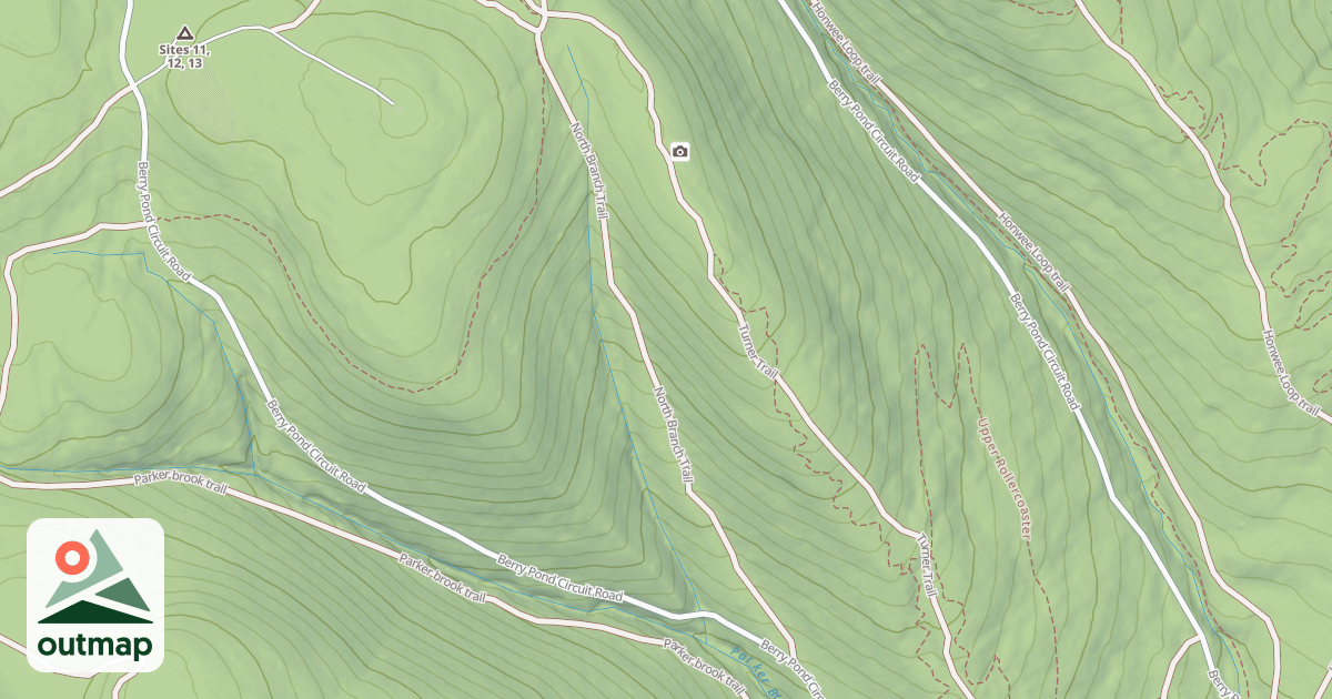 Map of North Branch Trail