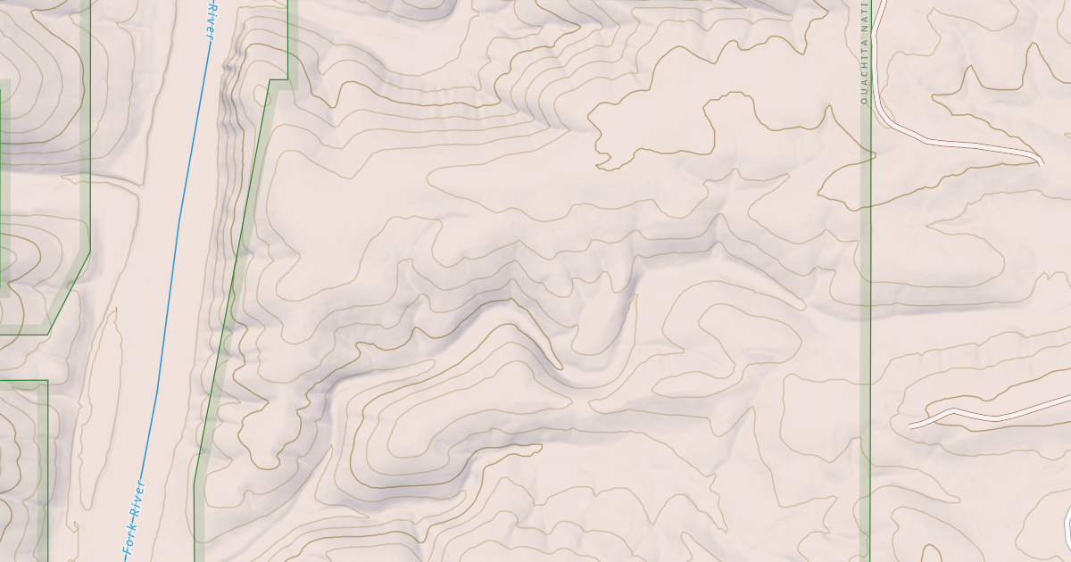 Map preview of USFS National Forest System Roads {9D760A1A-900F-4DA0-9425-85A81D52825D}