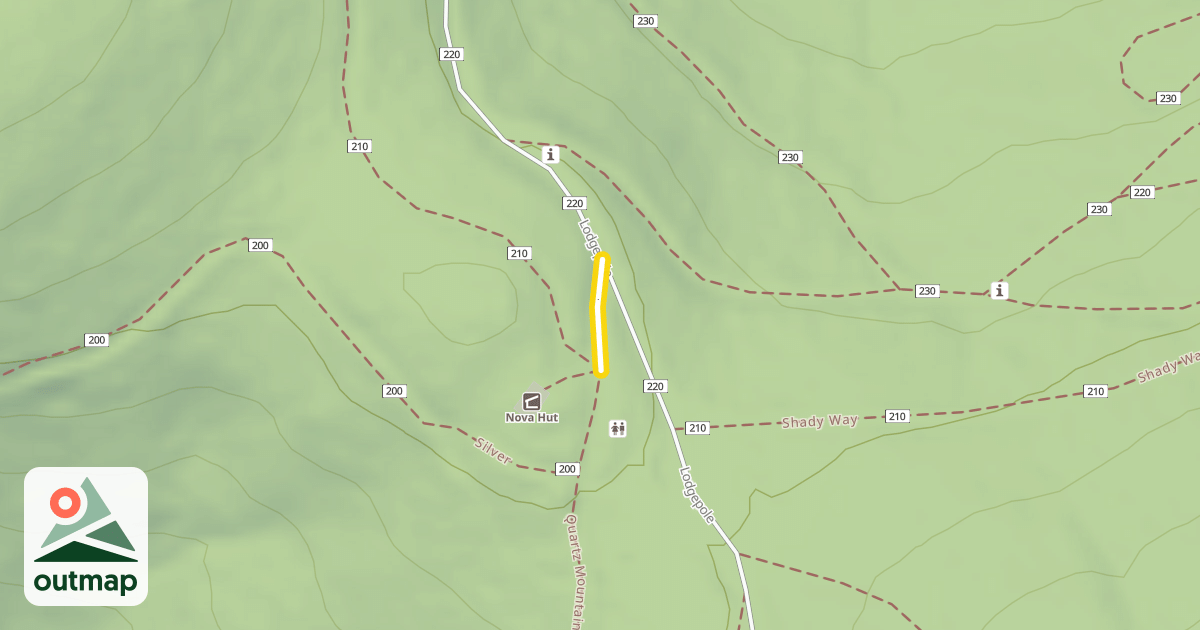 Map of Quartz Mountain