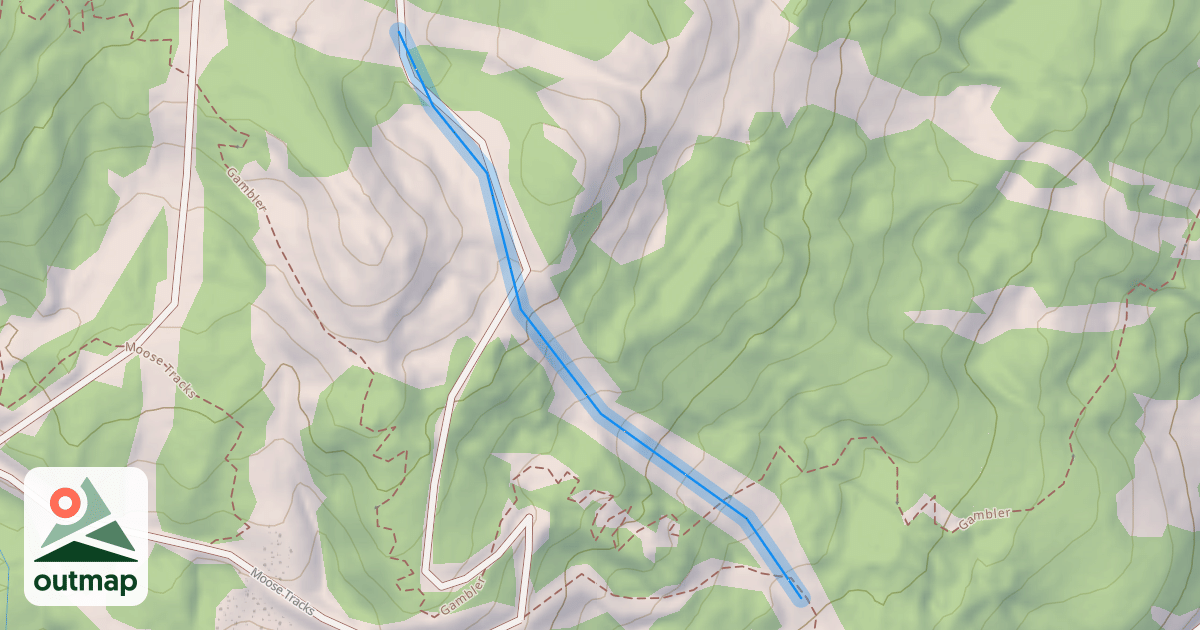 Map of Chuck's Run