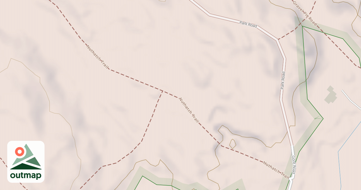 Map of Nuthatch Trail