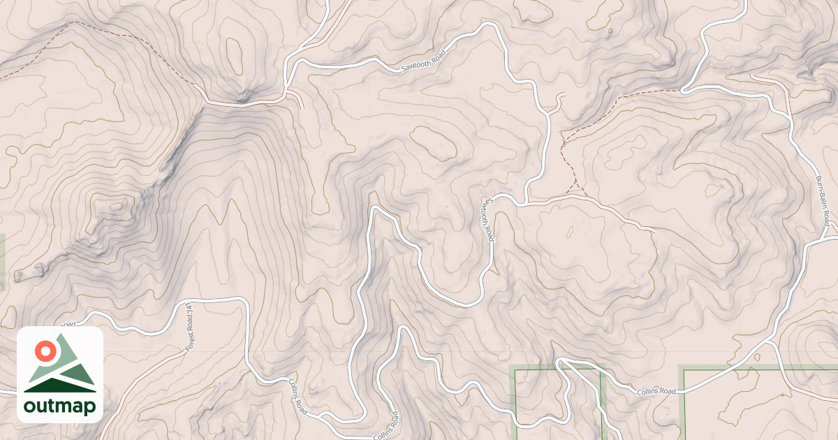 Map of SAWTOOTH