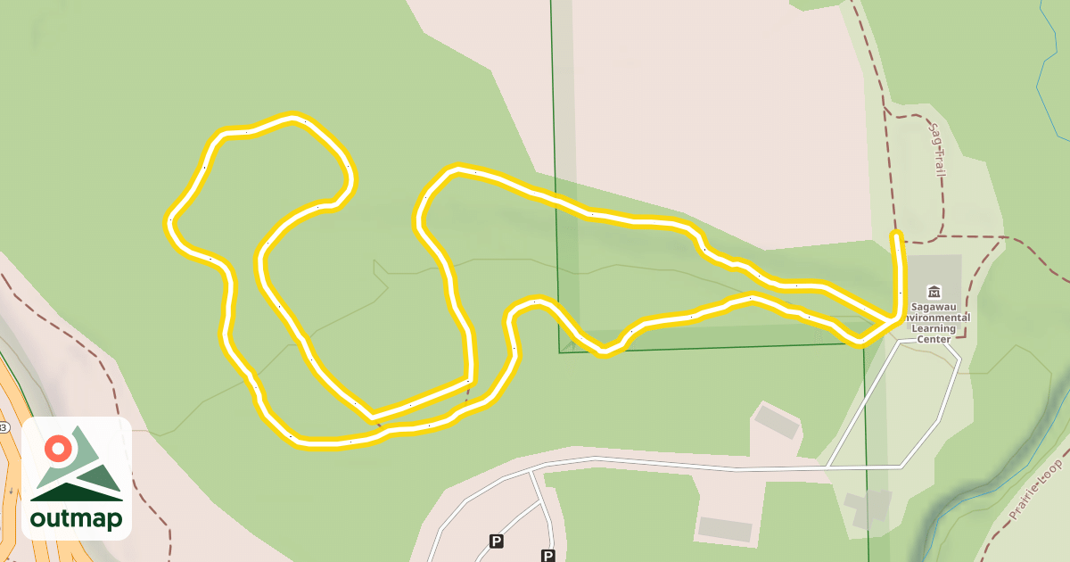 Map of Ridge Run Trail