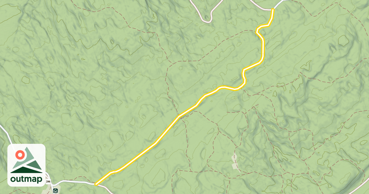 Map of Route de la Croix du Tronc