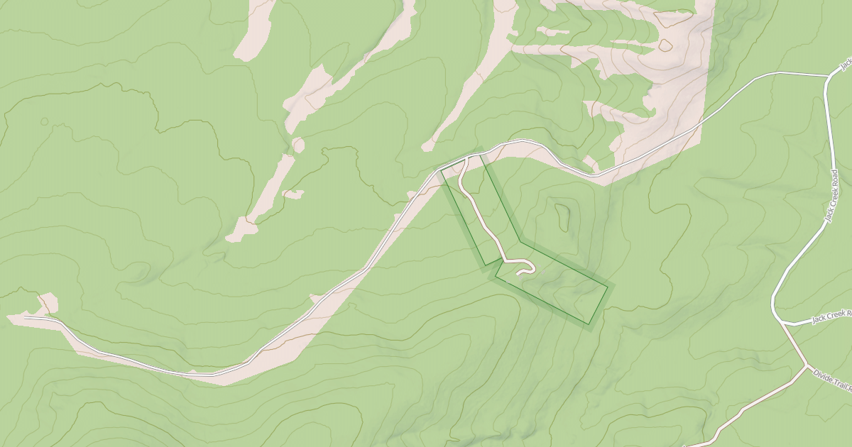 Map preview of DIVIDE PEAK
