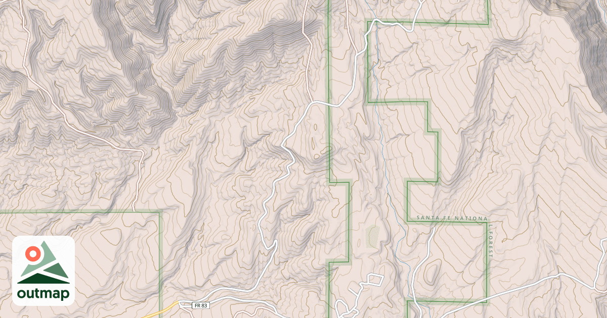 Map of BULL CREEK