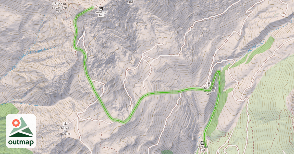 Map of Bozelet