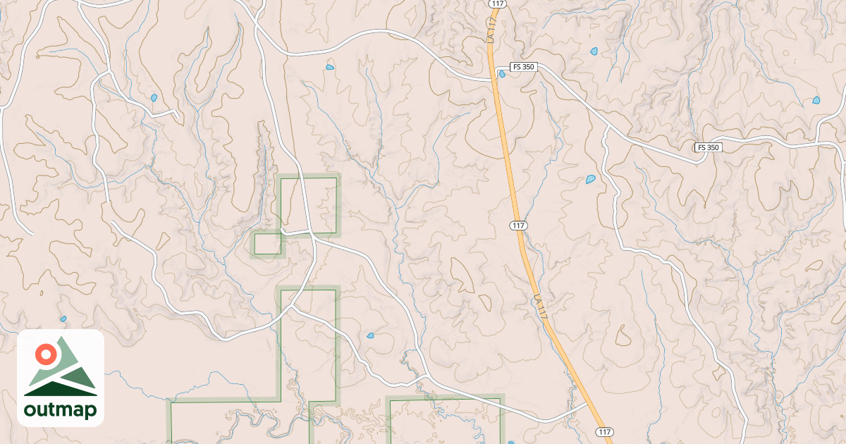 Map of MIKE BRANCH