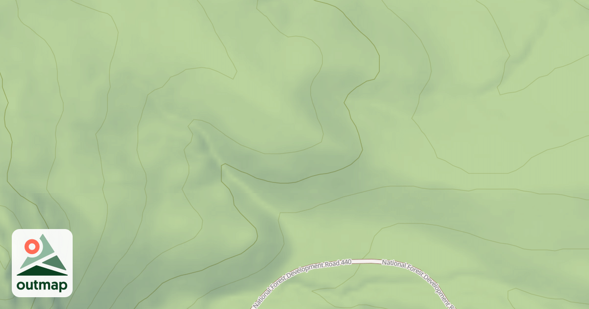 Map of ANTONE CREEK SPUR A